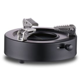 Adjustable Firepower Outdoor Portable Mini Alcohol Stove for Camping (Color: Black, Type: Stoves)